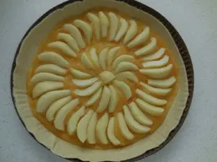 Apple and pear tart