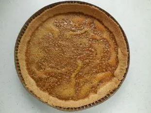 Simple maple-syrup tart