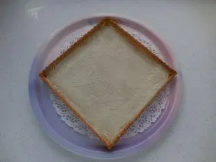 Two-coloured chocolate-orange tart : Photo of step #8