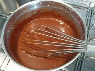Chocolate tart : Photo of step #3