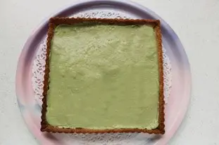 Peach and green tea tart : Photo of step #5