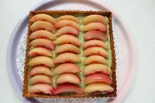 Peach and green tea tart : Photo of step #6