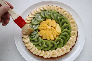 Exotic fruit tart : Photo of step #9