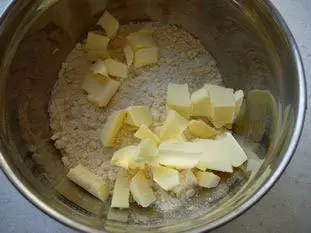 Sausage mushroom and cheese crumble : Photo of step #12