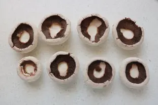 Stuffed mushrooms au gratin : Photo of step #3