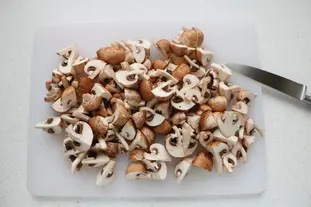 Mushroom bourguignon : Photo of step #2