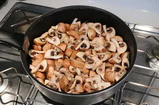 Mushroom bourguignon : Photo of step #5
