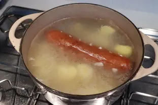 Smoky sausage and mash