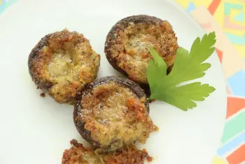 Mushrooms in snails