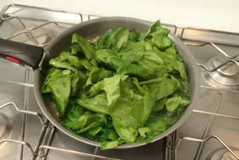 Cauliflower purée with salmon and spinach : Stage 10