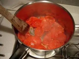 Beans with tomatoes : Photo of step #5