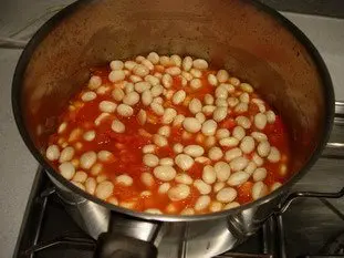 Beans with tomatoes : Photo of step #7