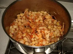 Beans with tomatoes : Photo of step #8