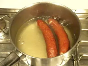 Sausage buckwheat pancakes : Photo of step #1