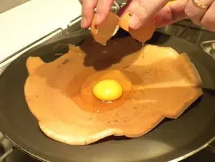 Sausage buckwheat pancakes : Photo of step #4