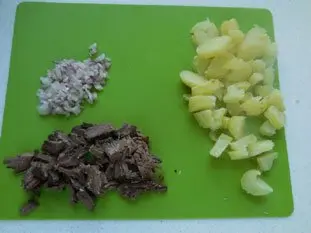 Artichokes with beef : Photo of step #1