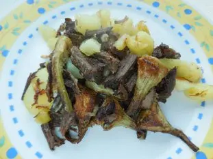 Artichokes with beef : Photo of step #7
