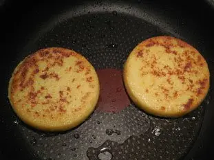 Polenta with spinach and soft-poached egg : Photo of step #5