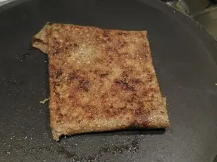 Scallop and leek pancakes