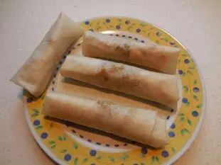 Algerian brik rolls : Photo of step #9