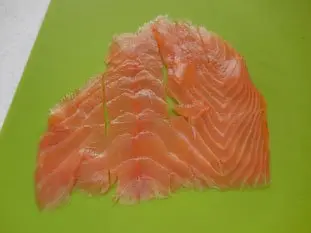 Potatoes with smoked salmon : Photo of step #2