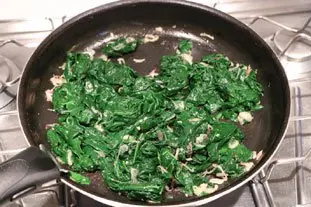 Spinach Omelette : Photo of step #4