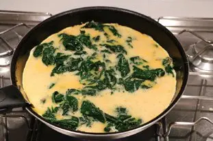 Spinach Omelette : Photo of step #6