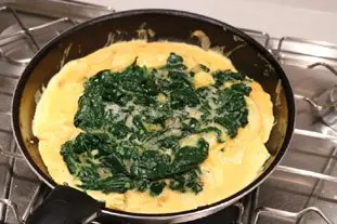 Spinach Omelette : Photo of step #7