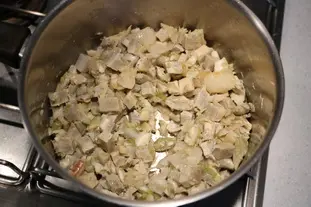 Creamy Comtoise artichoke gratin : Photo of step #4