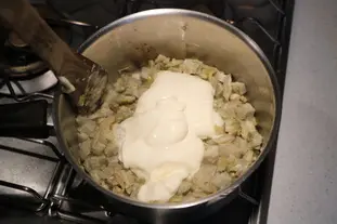 Creamy Comtoise artichoke gratin : Photo of step #5