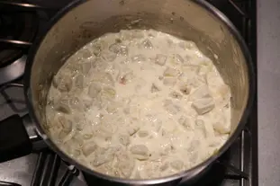Creamy Comtoise artichoke gratin : Photo of step #6