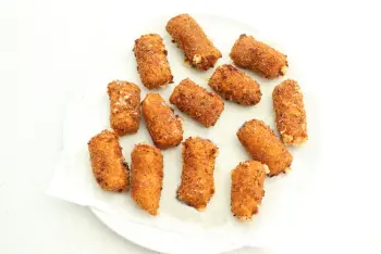 Ham and cheese croquetas : Stage 12