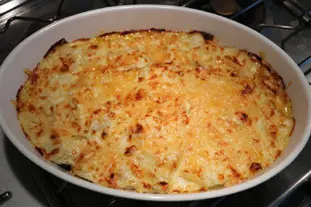 Chard and potato gratin : Photo of step #12
