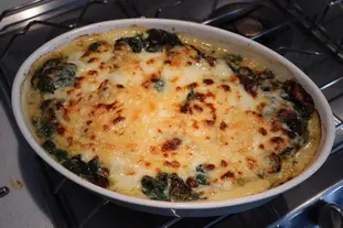 Chilli chicken and spinach gratin : Photo of step #13