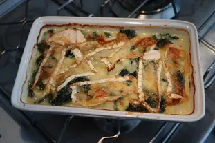 Asparagus and spinach gratin : Photo of step #26