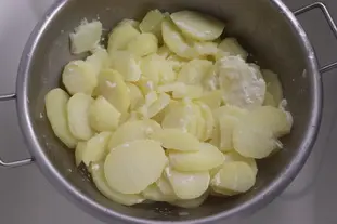 Hearty potato and ham gratin : Photo of step #3