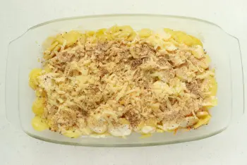 Potato gratin with 3 cheeses