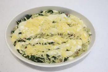 Chard gratin à la Mornay : Stage 14