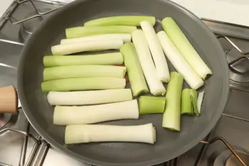 Leeks with ham : Stage 4