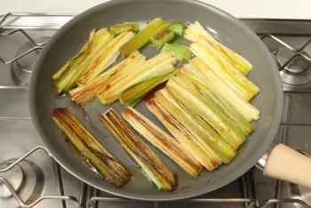 Leeks with ham : Stage 5