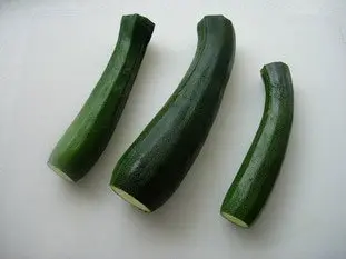 Courgettes (zuchinis)  : Photo of step #1