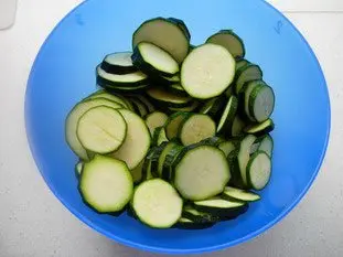Courgettes (zuchinis)  : Photo of step #2