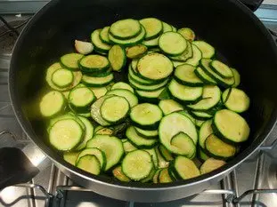 Courgettes (zuchinis)  : Photo of step #5