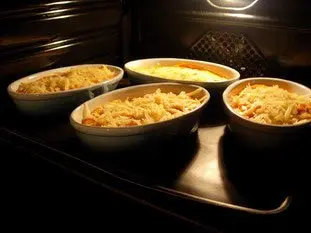 Potimarron (chestnut pumpkin) "au gratin" : Photo of step #7