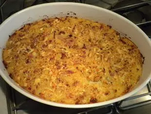 Potato and two ham gratin : Photo of step #6