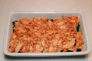 Salmon and Spinach Gratin : Photo of step #4