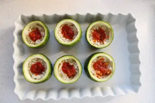 Quick stuffed courgettes : Photo of step #3