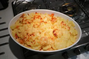 Smoky potato and potimarron gratin : Photo of step #13