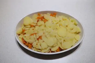 Smoky potato and potimarron gratin