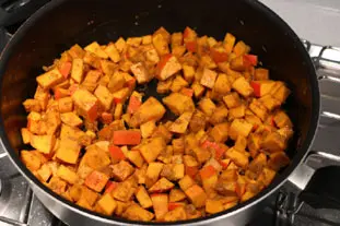 Mixed vegetable curry : Photo of step #8